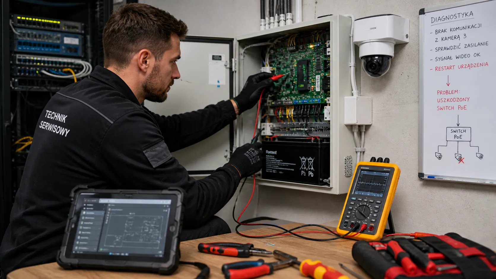 Problem – awaria instalacji elektrycznej